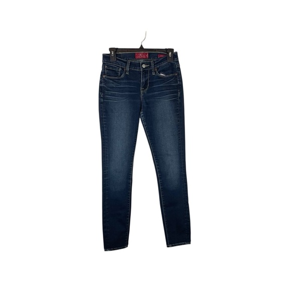 Lucky Brand Brooklyn Skinny Jeans 0/25 Regular Dark Wash - Picture 1 of 8